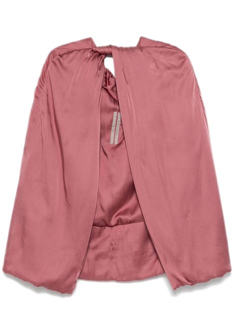 Pink Masto cape Rick owens - women RICK OWENS | Outerwear | RO02D3788SCH23